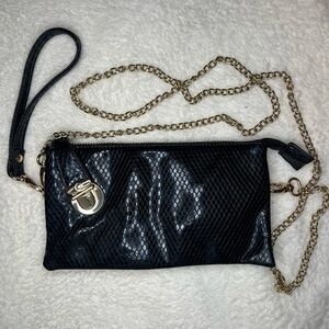 Olivia Miller Black Crossbody/Wristlet/Clutch